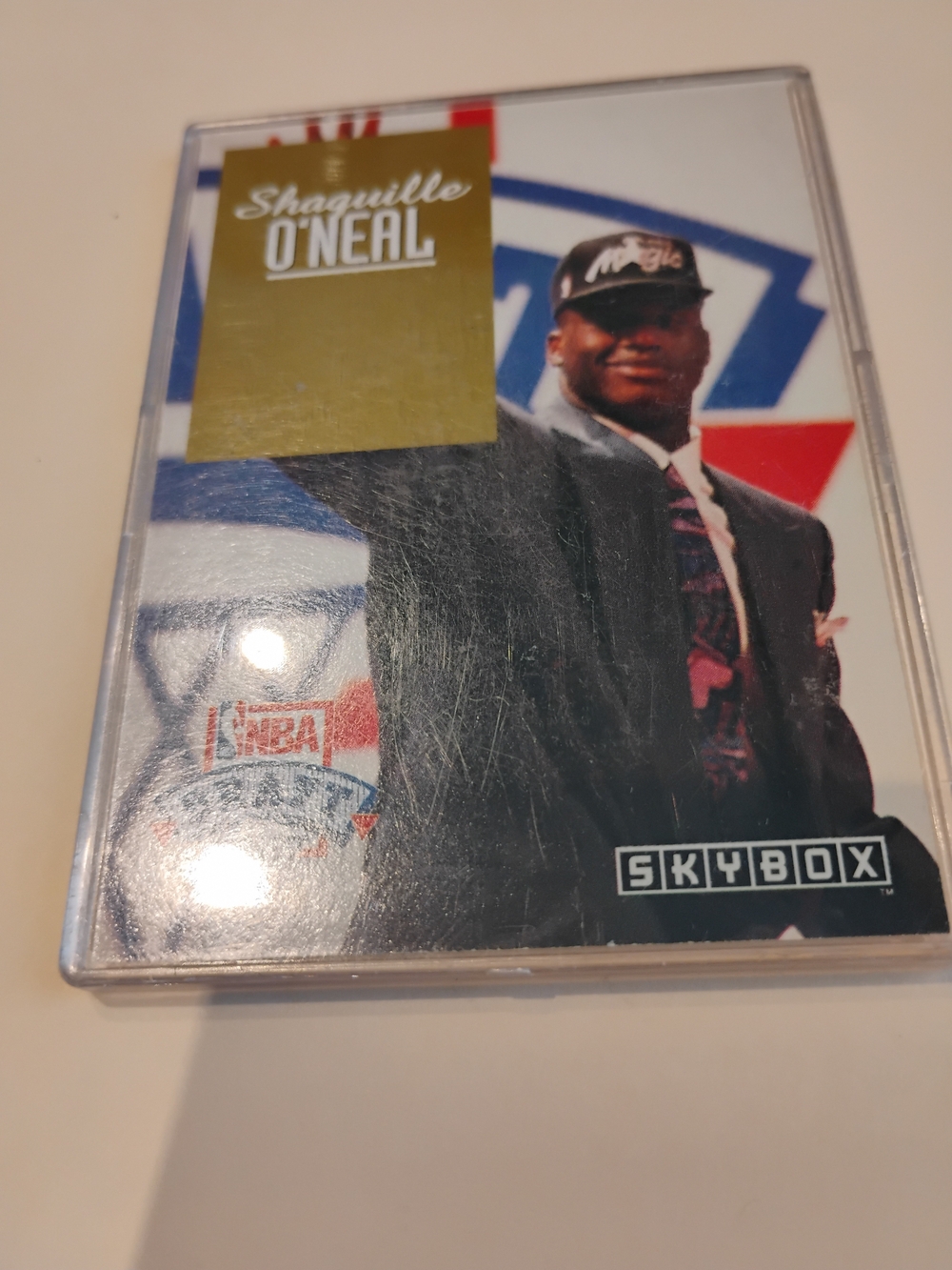 1992 Shaquille O'Neal Basketball Trading Card Case - Clear# DP1